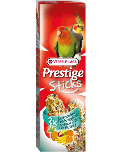 Prestige палочки для средних попугаев с экзотическими фруктами 2х70 г