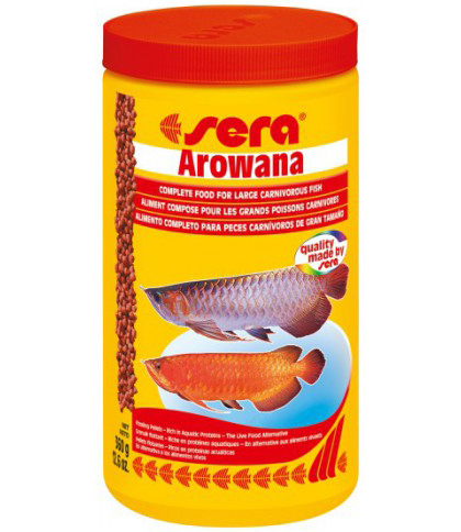 Sera Arowana плавающие гранулы для араван и крупных цихлид 1000мл
