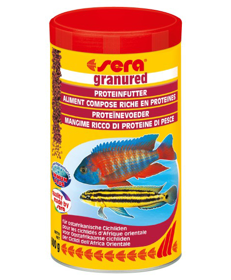 Sera Granured гранулы для плотоядных цихлид
