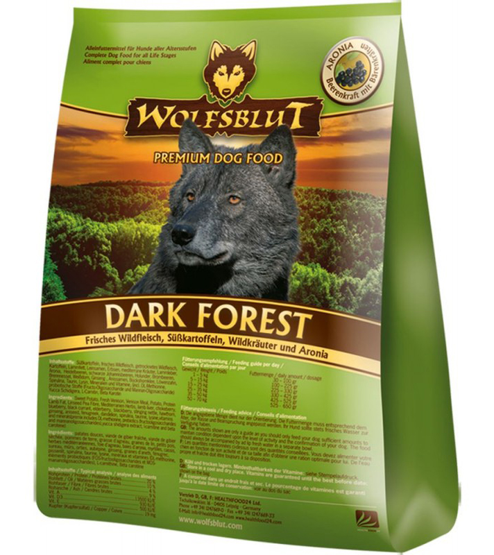 Wolfsblut DARK FOREST корм для собак Оленина низкий протеин-низкий жир