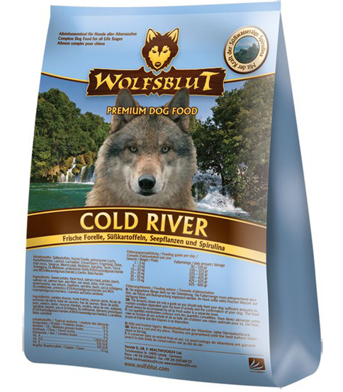 Wolfsblut COLD RIVER корм для собак Форель низкий протеин-низкий жир