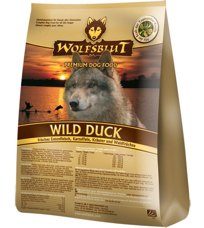 Wolfsblut WILD DUCK корм для собак Утка и картофель
