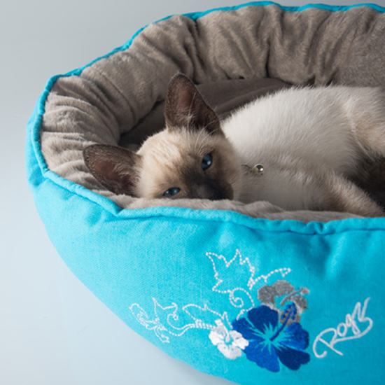 Rogz SNUG Podz Лежак для котят и кошек голубой арт CP04