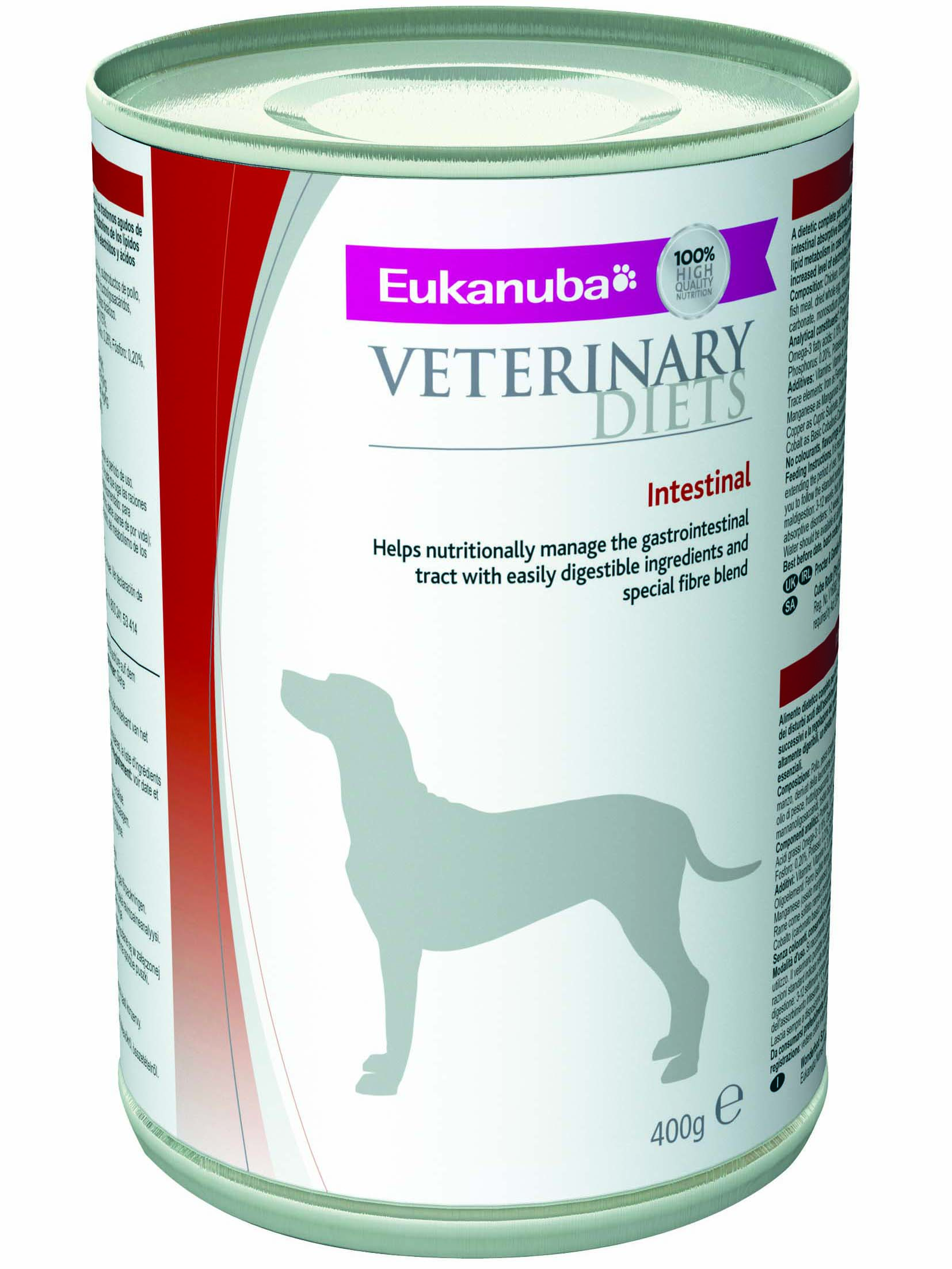 Eukanuba INTESTINAL консервы для собак лечение ЖКТ
