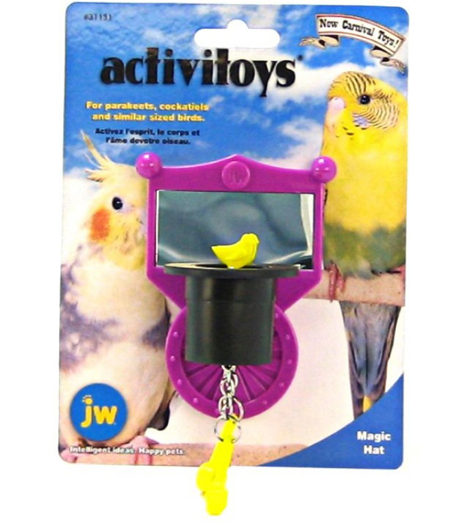 JW31131 Activitoy magic hat Игрушка для птиц Зеркальце с магической шляпой