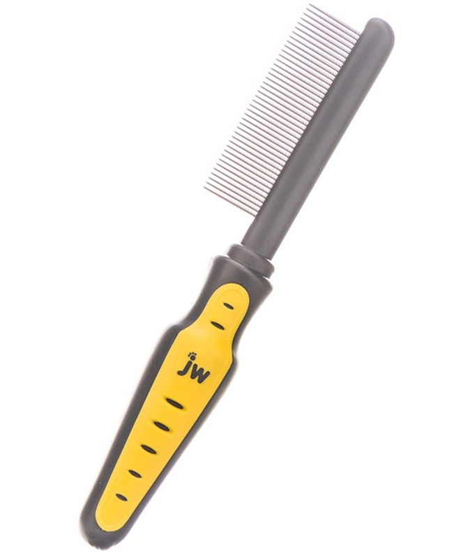 JW65019 Grip Soft Dog Coarse Comb Расческа для собак с редкими зубьями