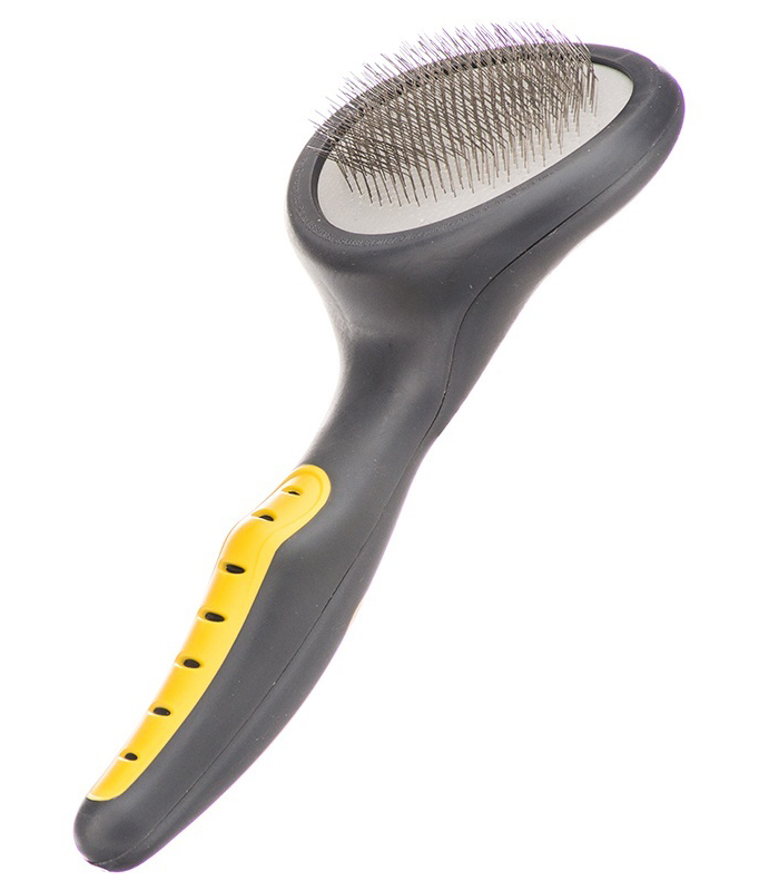 JW65027 Grip Soft Cat Slicker Brush Щетка-пуходерка для кошек