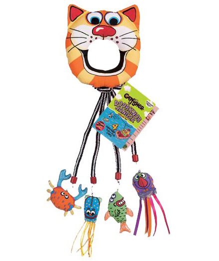 Fat Cat CatFisher Doorknob Hanger Кольцо с мягкими фигурками морских обитателей подвесная MK610015