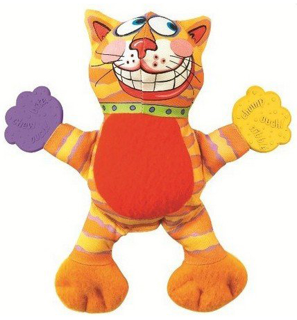 FatCat Mini Puppy Teethers Забавное животное с резиновыми лапами мягкая арт MK630076