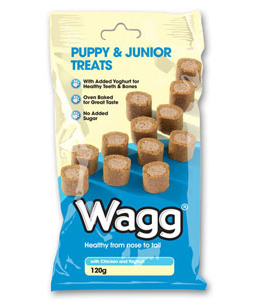 Wagg PUPPY TREATS лакомство для щенков 120гр