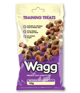 Wagg TRAINING TREATS лакомство для собак курица/говядина/ягненок 125гр