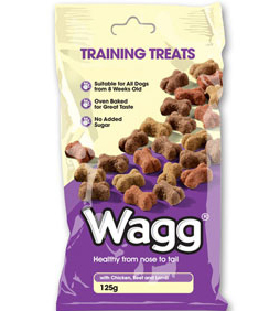 Wagg TRAINING TREATS лакомство для собак курица/сыр 125г
