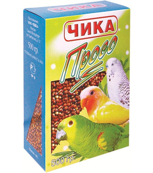 ЧИКА ПРОСО корм для попугаев 500гр