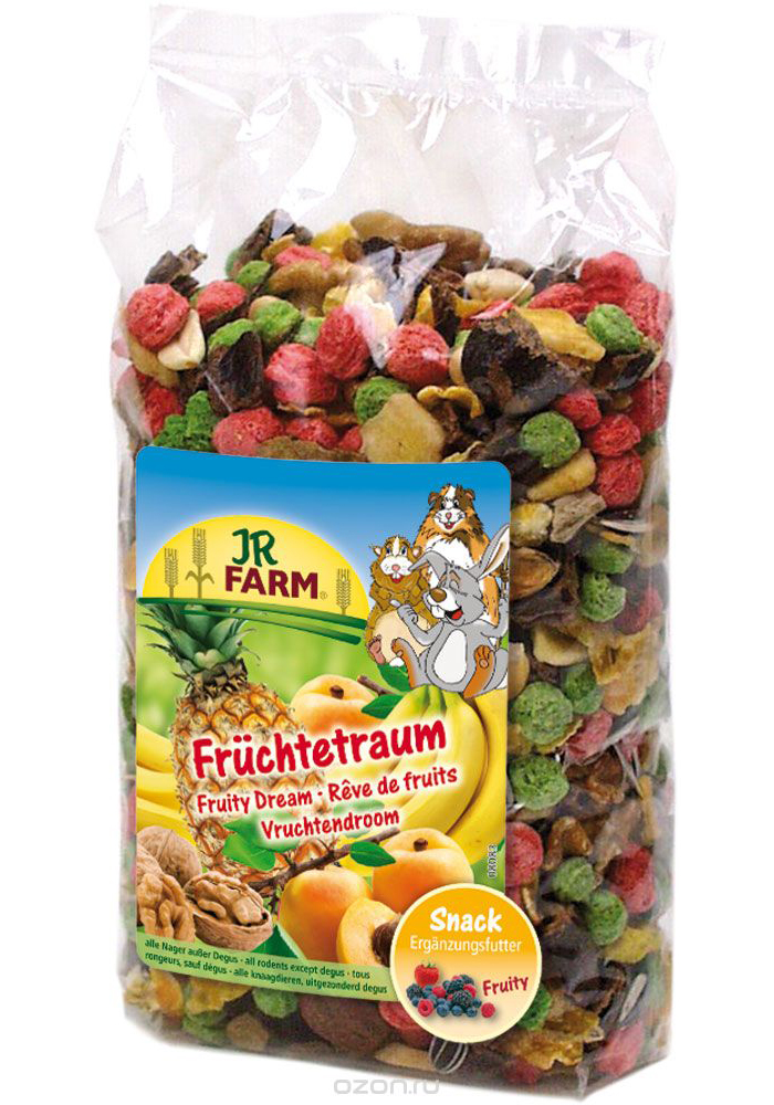 JR FARM Смесь Фруктовая мечта для грызунов 200гр 03223