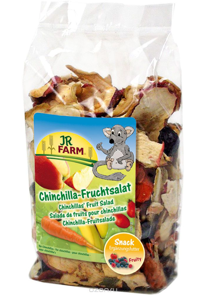 JR FARM Лакомство для шиншилл Фруктовый салат 125гр 02278