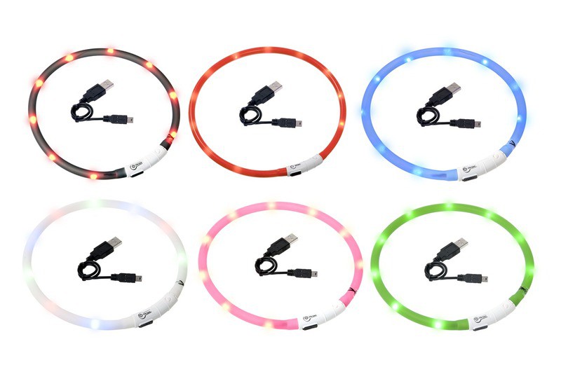 Karlie Visio LED Light светящийся ошейник со светодиодами для собак