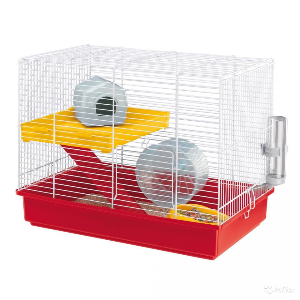 ferplast HAMSTER DUO двухэтажная клетка для хомяков