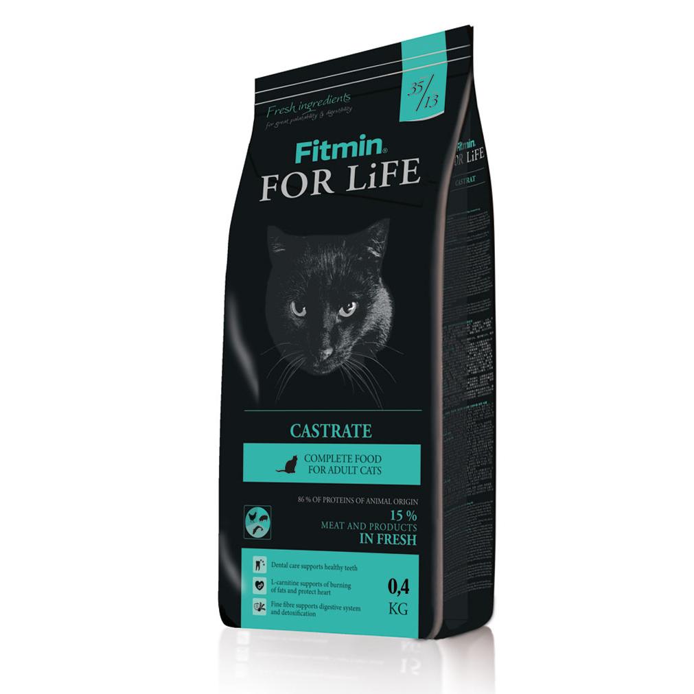 FITMIN FOR LiFE Сухой корм для кастрированных кошек Castrate