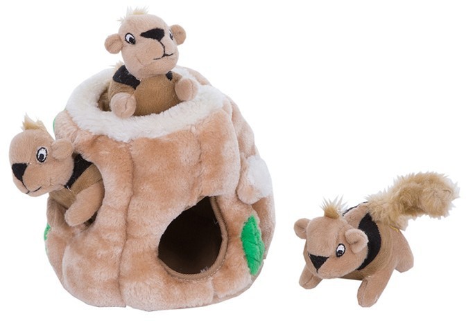 OH игрушка-головоломка для собак Hide-A-Squirrel (спрячь белку) малая 12 см арт 31001