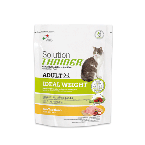 Trainer Solution Ideal Weight для кошек c индейкой