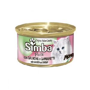 Simba Cat Mousse мусс для кошек лосось/креветки арт. 70009430 Simba Cat Mousse мусс для кошек лосось/креветки арт. 70009430