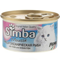 Simba Cat Mousse мусс для кошек тунец/океаническая рыба арт. 70009423 Simba Cat Mousse мусс для кошек тунец/океаническая рыба арт. 70009423