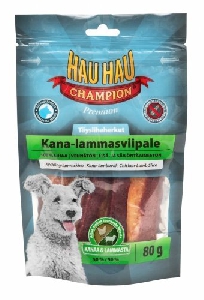 HAU-HAU Лакомство для собак Ломтики курицы с бараниной Champion Chicken-Lamb Slice