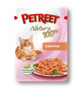 Petreet Natura Пауч для кошек Лосось 85 г Petreet Natura Пауч для кошек Лосось 85 г