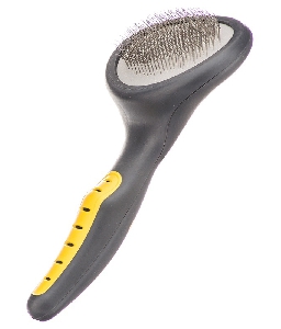 JW65027 Grip Soft Cat Slicker Brush Щетка-пуходерка для кошек JW65027 Grip Soft Cat Slicker Brush Щетка-пуходерка для кошек