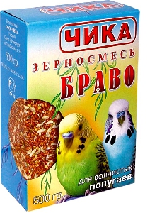 ЧИКА БРАВО корм для волнистых попугаев 500гр ЧИКА БРАВО корм для волнистых попугаев 500гр