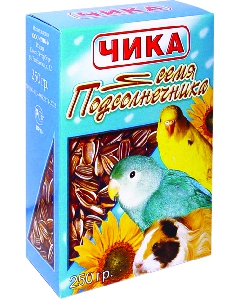 Чика Семя подсолнечника для птиц 250гр Чика Семя подсолнечника для птиц 250гр