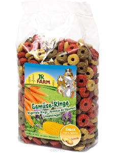 JR FARM Лакомство для грызунов Овощные колечки 200гр 03357 JR FARM Лакомство для грызунов Овощные колечки 200гр 03357