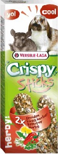 VERSELE-LAGA палочки для кроликов и шиншилл Crispy с травами 2х55 г