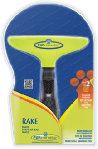 FURminator гребень Rake зубцы вращающиеся 18 мм
