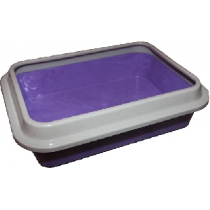 Туалет для кошек глубокий с бортиком, 37x27x9.5 см Туалет для кошек глубокий с бортиком, 37x27x9.5 см