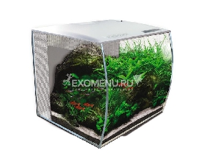 Аквариум Fluval Flex с изогнутым стеклом (57л) белый