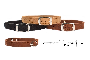 Ошейник, мягкая кожа, 30-36 х 1,8см Ошейник, мягкая кожа, 30-36 х 1,8см