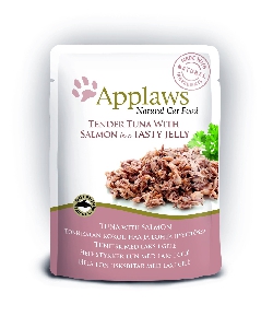 Applaws Паучи для кошек "Кусочки тунца с лососем в желе" Applaws Паучи для кошек "Кусочки тунца с лососем в желе"