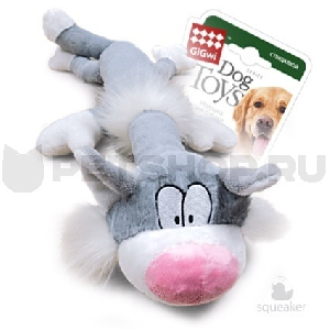 Игрушка для собак "Кот с пищалкой" Игрушка для собак "Кот с пищалкой"