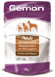 Gemon Dog Pouch паучи для собак кусочки дичи 100г Gemon Dog Pouch паучи для собак кусочки дичи 100г