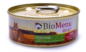 BioMenu Консервы для кошек с кроликом BioMenu Консервы для кошек с кроликом
