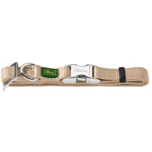 Hunter ошейник ALU-Strong нейлон металлической застежкой бежевый Hunter ошейник ALU-Strong нейлон металлической застежкой бежевый