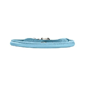 Hunter ошейник Round & Soft 32 (24-27 см) кожа голубой Hunter ошейник Round & Soft 32 (24-27 см) кожа голубой