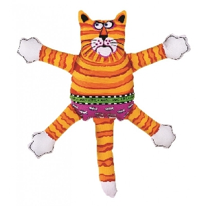 Игрушка "Кот-забияка" оранжевый