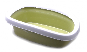 Туалет Sprint-20 с рамкой, зеленый, 39x58x17 см