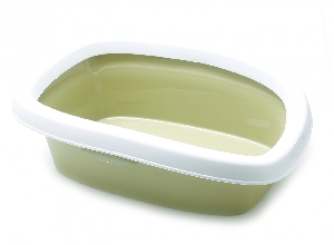 Туалет Sprint-10 с рамкой, зеленый, 31x43x14 см