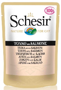 Schesir паучи для кошек с тунцом и лососем Schesir паучи для кошек с тунцом и лососем