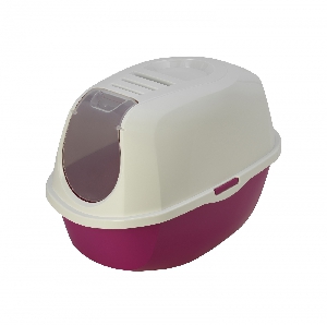 Туалет-домик SmartCat с угольным фильтром, 54х40х41см, ярко-розовый Туалет-домик SmartCat с угольным фильтром, 54х40х41см, ярко-розовый