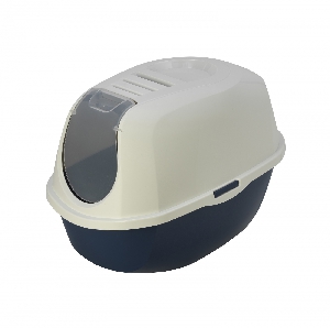 Туалет-домик SmartCat с угольным фильтром, 54х40х41см, черничный Туалет-домик SmartCat с угольным фильтром, 54х40х41см, черничный