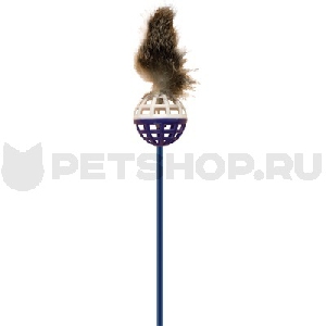 Игрушка-дразнилка с мехом для кошки